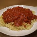 Spaghettis sauce traditionnelle