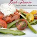 Salade printanière {asperges croquantes,[...]