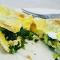 Recette d'omelette aux pissenlits et au lard