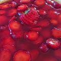 Tarte Jell-O aux fraises