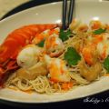 Salade de crevettes aux saveurs asiatiques