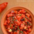Salade de tomates au Pourpier d'été