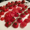 Tomates cerises rôties et basilic