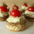 Champignons farcis au fromage ail & fines[...]