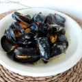 Moules au safran et aux poivrons (Mussels with[...]