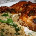 Cuisses de poulet délice et Quinoa aux épinards