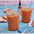 Soupe froide à la tomate, carotte et orange,[...]