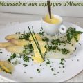 MOUSSELINE AUX ASPERGES D'ALSACE