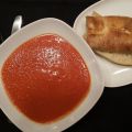 Potage de tomates et fenouil