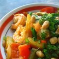 Curry rouge thaïlandais aux crevettes