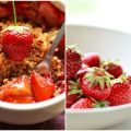 Crumble à la rhubarbe & aux fraises, Recette[...]