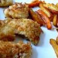 Fish-stick accompagné de frites de carotte et[...]