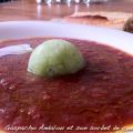 Gaspacho Andalou au sorbet de concombre