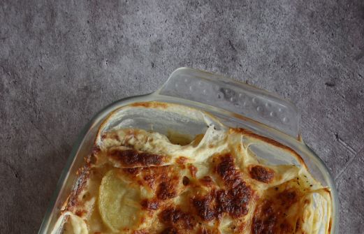 Recette: Gratin pomme de terre jambon