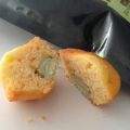 Muffins confiture et coeur chocolat blanc citron