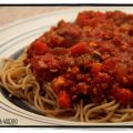 Sauce à spaghetti végétarienne