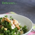 Salade de chou kale au thon
