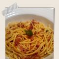 Spaghettis carbonara à l'italienne