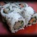 Ura-maki sushi au tartare de saumon et[...]