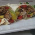 Wrap au poulet à la thaie