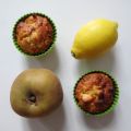 Muffins pommes - gingembre - citron