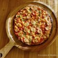 Pizza sicilienne à la saucisse et aux poivrons +