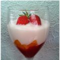 Trifle de fraises et mangues