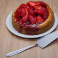 Cheesecake cuit aux fraises avec son coulis de[...]