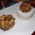 Curry de poulet aux légumes  et son riz basmati