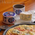 Pizza au potiron & au Bresse Bleu