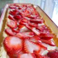 Tarte classique à la vanille et aux fraises