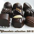 Chocolats sélection 2012
