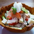 Bol de nachos maison pour salade composée