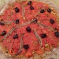 Pizza à la farine de sarrasin au poivron rouge[...]
