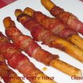 Grissinis enroulés de bacon