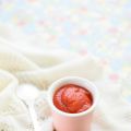 Compote pomme fraise (recette pour bébés)