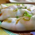 Dim sum : Cheung Fun aux crevettes 肠粉 chángfěn