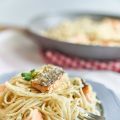Spaghetti Cream salmon
