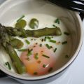 Oeuf cocotte aux asperges