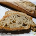 Baguette, pain sans gluten, au lev''quinoa