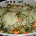 Gratin brocolis saumon sur lit de quinoa,[...]