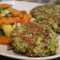 Croquettes de quinoa rouge et brocoli
