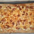 Pizza alsacienne (flammekueche), Recette[...]