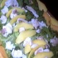 Salade de lotte à la mangue