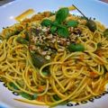 Spaghettis façon sicilienne au thon, câpres,[...]