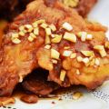 Ailes de poulet frites à la coréenne