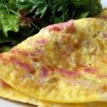 Schinken-käse- omelette au jambon et au cantal,[...]