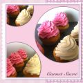 Cupcakes vanille/rose et Fleur d'oranger