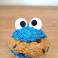The Cookie Monster cupcake