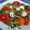 Salade tiède de st Jacques, artichauts,[...]